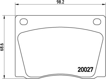 Brembo P 36 001 - Тормозные колодки, дисковые, комплект autospares.lv