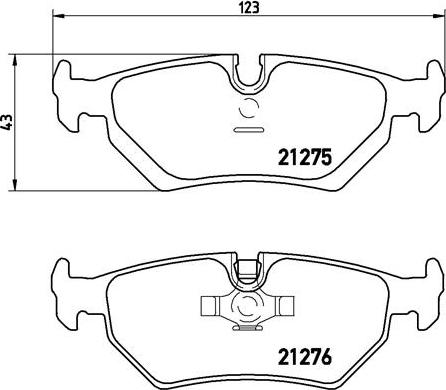 Brembo P 36 008 - Тормозные колодки, дисковые, комплект autospares.lv