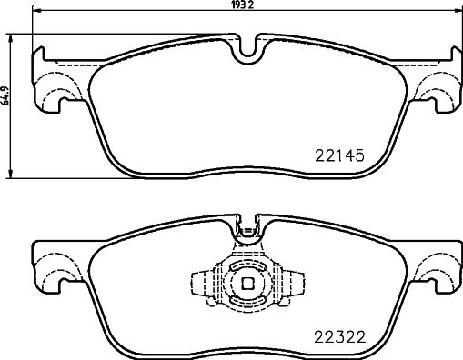 Brembo P 36 035 - Тормозные колодки, дисковые, комплект autospares.lv