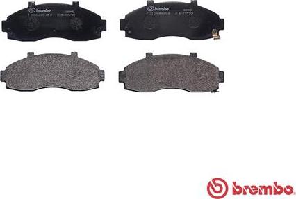 Brembo P 30 044 - Тормозные колодки, дисковые, комплект autospares.lv