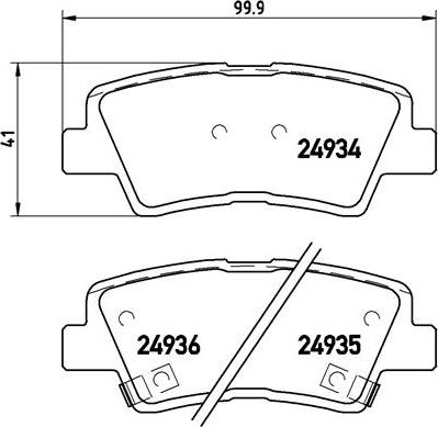 Brembo P 30 047 - Тормозные колодки, дисковые, комплект autospares.lv