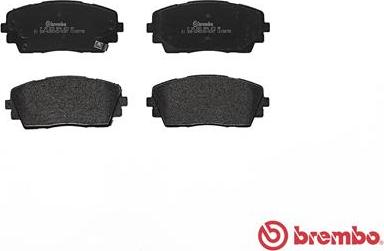 Brembo P 30 053 - Тормозные колодки, дисковые, комплект autospares.lv