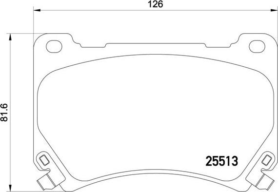 Brembo P 30 052 - Тормозные колодки, дисковые, комплект autospares.lv