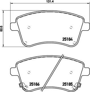 Brembo P 30 064 - Тормозные колодки, дисковые, комплект autospares.lv