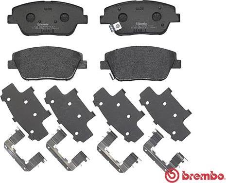 Brembo P 30 066 - Тормозные колодки, дисковые, комплект autospares.lv