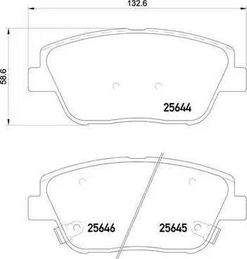 Koreastar KBPK-111 - Тормозные колодки, дисковые, комплект autospares.lv