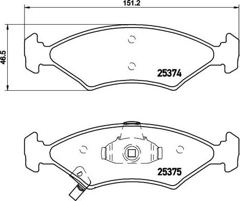 Brembo P 30 062 - Тормозные колодки, дисковые, комплект autospares.lv