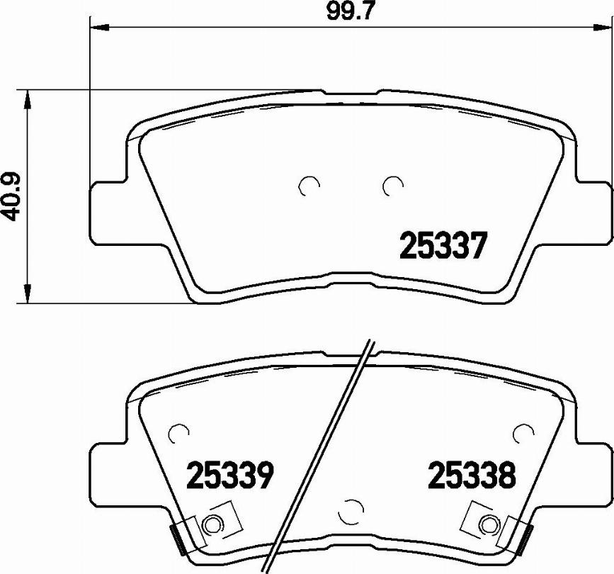 Brembo P 30 067E - Тормозные колодки, дисковые, комплект autospares.lv