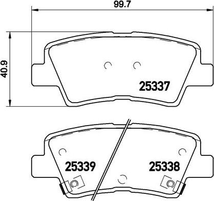 Brembo P 30 067 - Тормозные колодки, дисковые, комплект autospares.lv