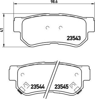 Brembo P 30 014 - Тормозные колодки, дисковые, комплект autospares.lv