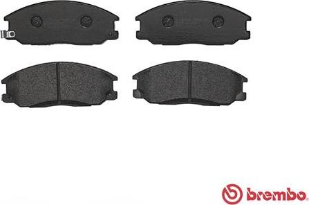 Brembo P 30 013 - Тормозные колодки, дисковые, комплект autospares.lv