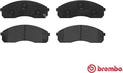 Brembo P 30 012 - Тормозные колодки, дисковые, комплект autospares.lv