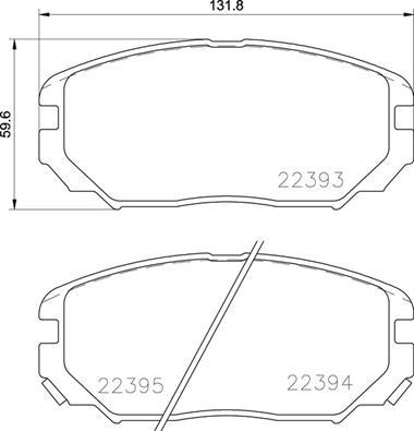 Brembo P 30 087 - Тормозные колодки, дисковые, комплект autospares.lv