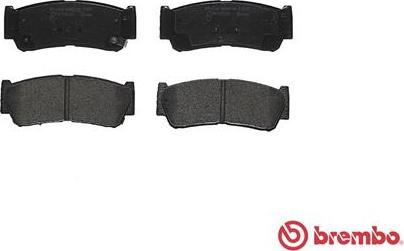 Brembo P 30 037 - Тормозные колодки, дисковые, комплект autospares.lv