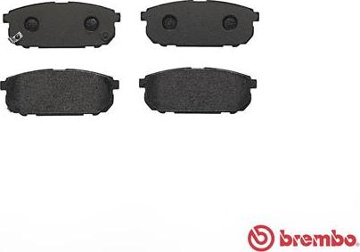 Brembo P 30 023 - Тормозные колодки, дисковые, комплект autospares.lv