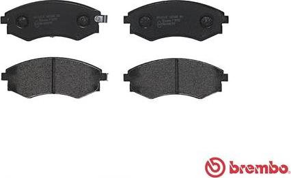 Brembo P 30 022 - Тормозные колодки, дисковые, комплект autospares.lv