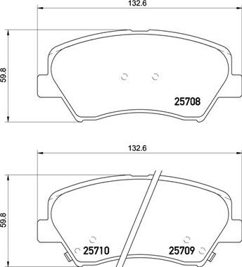 Brembo P 30 073X - Тормозные колодки, дисковые, комплект autospares.lv