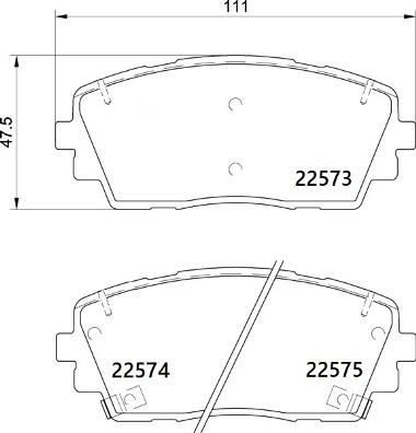 Brembo P 30 115 - Тормозные колодки, дисковые, комплект autospares.lv