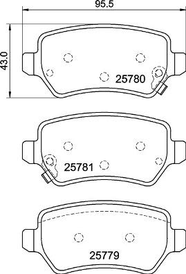 Brembo P 30 120 - Тормозные колодки, дисковые, комплект autospares.lv