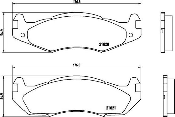 Brembo P 37 001 - Тормозные колодки, дисковые, комплект autospares.lv