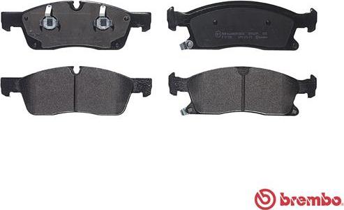 Brembo P 37 015 - Тормозные колодки, дисковые, комплект autospares.lv