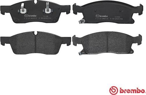 Brembo P 37 017 - Тормозные колодки, дисковые, комплект autospares.lv