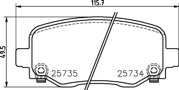 TOMEX brakes 18-19 - Тормозные колодки, дисковые, комплект autospares.lv