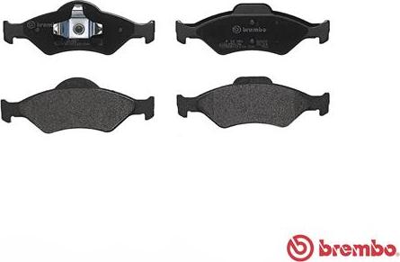 Brembo P 24 054 - Тормозные колодки, дисковые, комплект autospares.lv