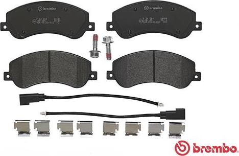 Brembo P 24 064 - Тормозные колодки, дисковые, комплект autospares.lv