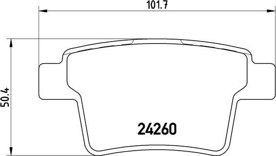 Brembo P 24 063 - Тормозные колодки, дисковые, комплект autospares.lv