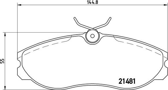 Brembo P 24 039 - Тормозные колодки, дисковые, комплект autospares.lv