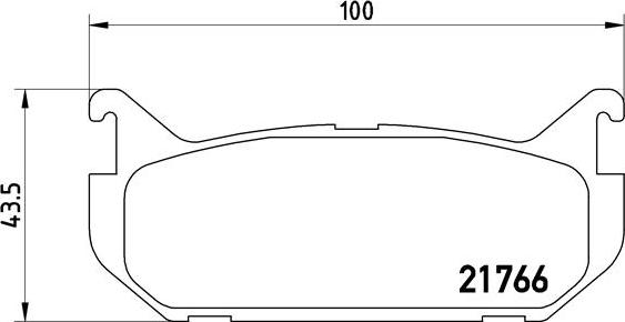 Brembo P 24 036 - Тормозные колодки, дисковые, комплект autospares.lv