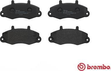 Brembo P 24 032 - Тормозные колодки, дисковые, комплект autospares.lv