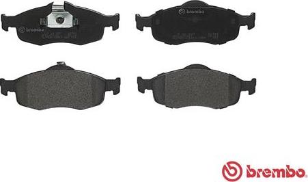 Brembo P 24 037 - Тормозные колодки, дисковые, комплект autospares.lv