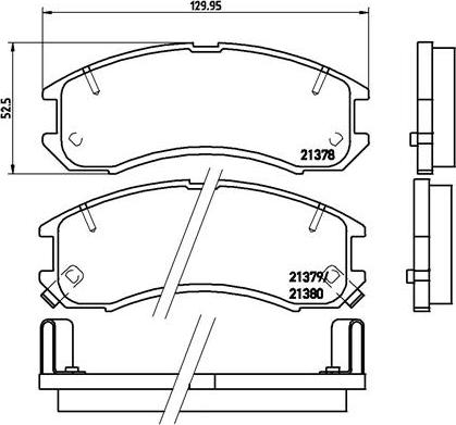 Brembo P 24 024 - Тормозные колодки, дисковые, комплект autospares.lv