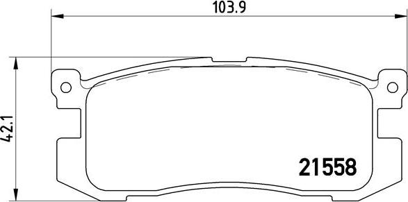 Brembo P 24 025 - Тормозные колодки, дисковые, комплект autospares.lv