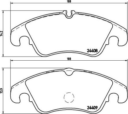 Magneti Marelli 363916060828 - Тормозные колодки, дисковые, комплект autospares.lv