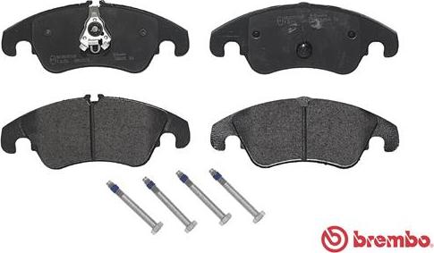 Brembo P 24 074 - Тормозные колодки, дисковые, комплект autospares.lv