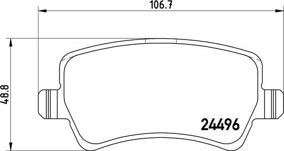 Brembo P 24 078X - Тормозные колодки, дисковые, комплект autospares.lv