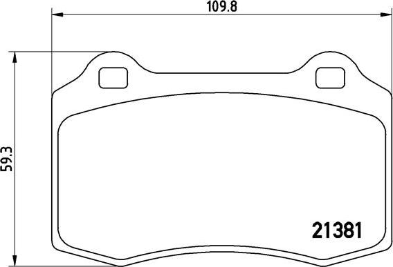 Brembo P 24 073 - Тормозные колодки, дисковые, комплект autospares.lv