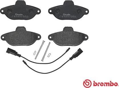 Brembo P 24 147 - Тормозные колодки, дисковые, комплект autospares.lv