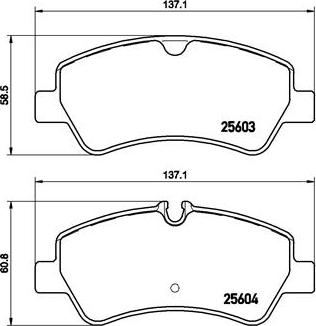 Brembo P 24 160 - Тормозные колодки, дисковые, комплект autospares.lv