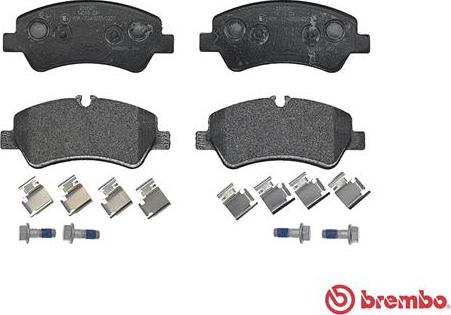 Brembo P 24 160 - Тормозные колодки, дисковые, комплект autospares.lv