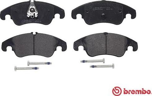 Brembo P 24 161 - Тормозные колодки, дисковые, комплект autospares.lv