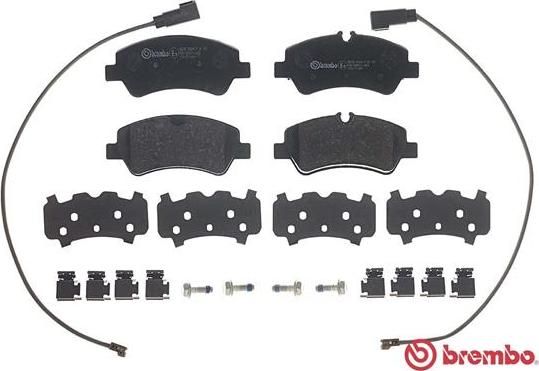 Brembo P 24 187 - Тормозные колодки, дисковые, комплект autospares.lv