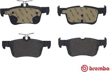 Brembo P 24 175 - Тормозные колодки, дисковые, комплект autospares.lv