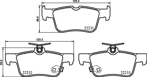 Brembo P 24 217 - Тормозные колодки, дисковые, комплект autospares.lv