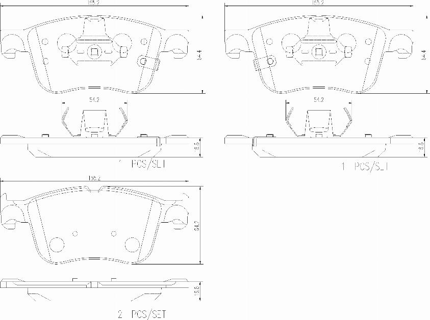 Brembo P24234N - Тормозные колодки, дисковые, комплект autospares.lv