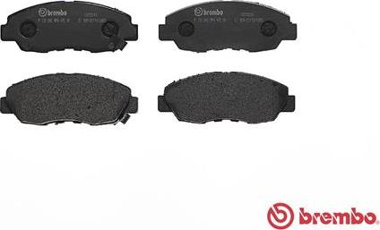 Brembo P 28 042 - Тормозные колодки, дисковые, комплект autospares.lv