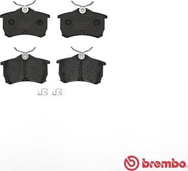 Brembo P 28 030 - Тормозные колодки, дисковые, комплект autospares.lv